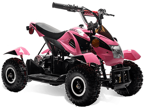 Pink electric 4 wheeler best sale